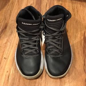 Under Armour black and grey sneakers